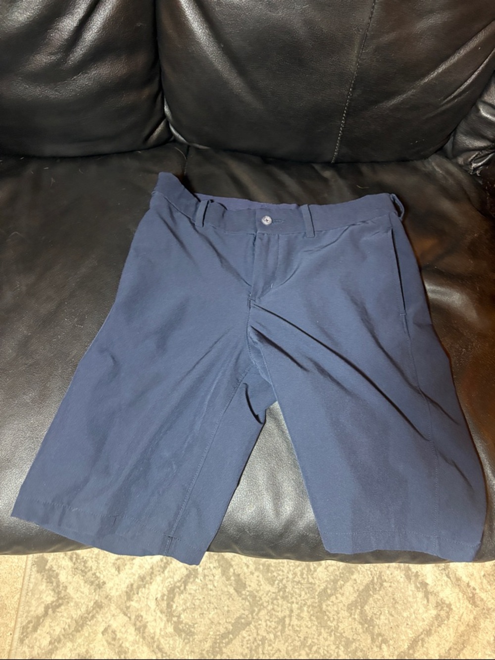Boys Nike Navy Dress Shorts